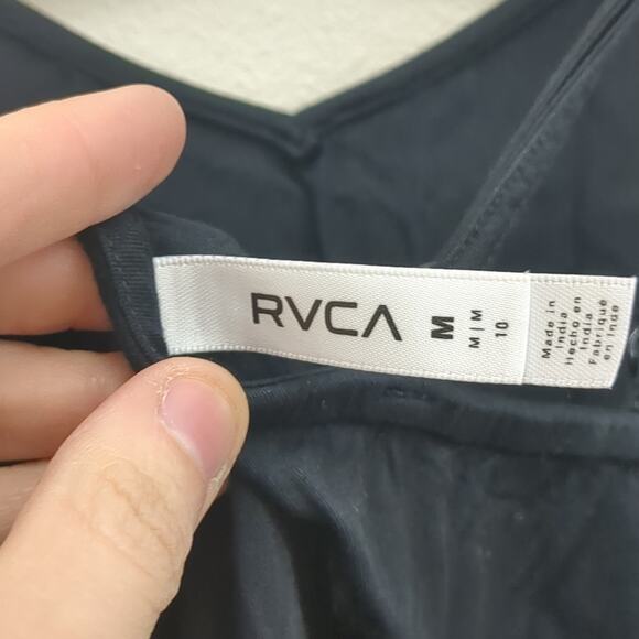 RVCA black strappy tank top size medium - Picture 5 of 7